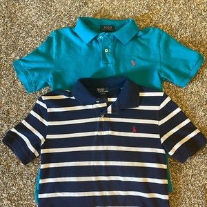 Two Polo Ralph Lauren Polo Shirts